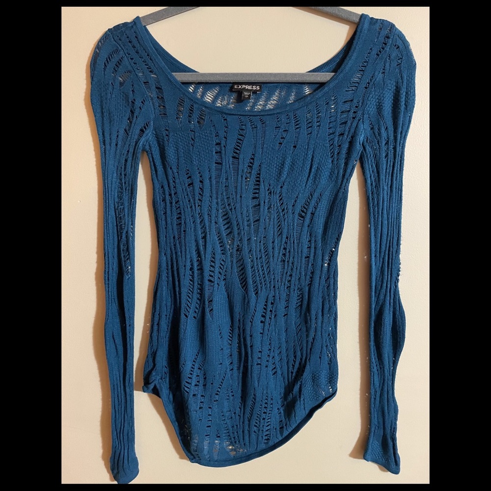 EXPRESS Open Knit Blouse - Size XSmall